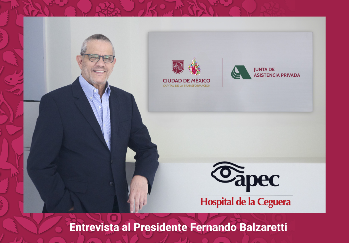Fernando Balzaretti resalta la importancia de la salud visual en entrevista para APEC.